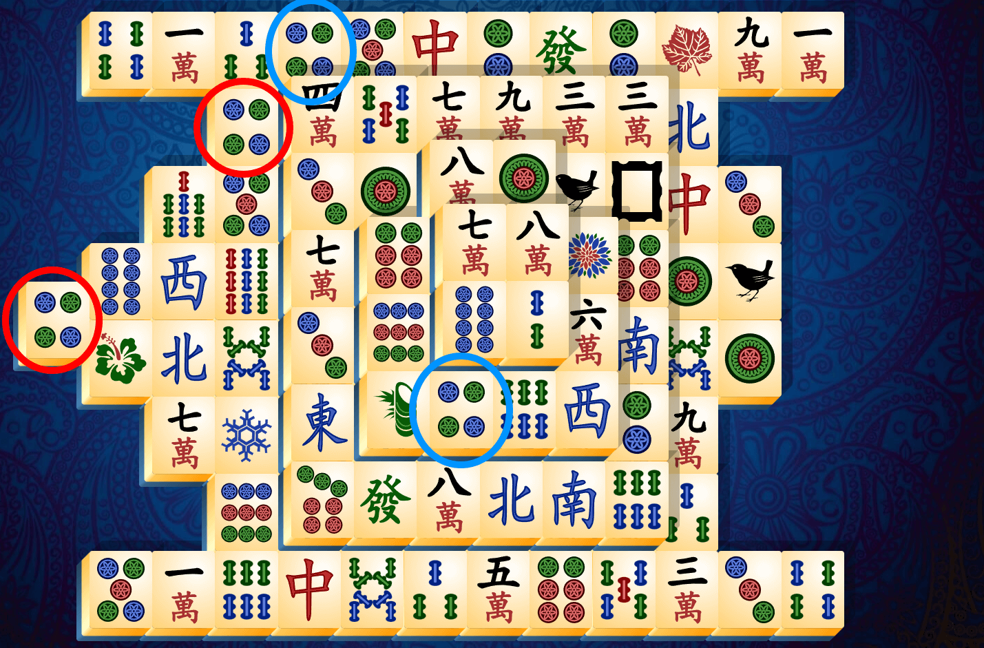 Mahjong elk spel